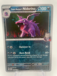 Team Rocket's Nidorino DRIen 118/182 Reverse Holo RH