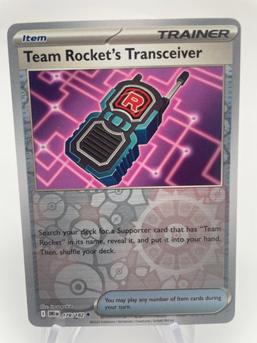 Team Rocket's Transceiver DRIen 178/182 Reverse Holo RH