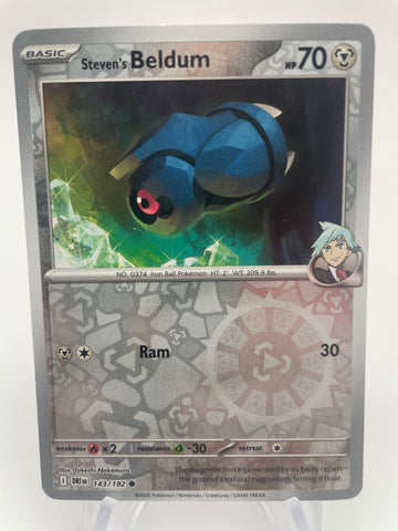 Steven's Beldum DRIen 143/182 Reverse Holo RH