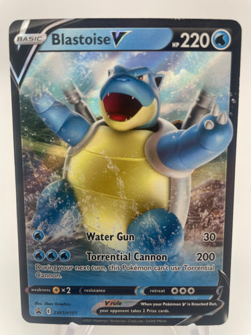 Blastoise V SWSH101 Black Star Promo