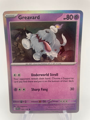 Greavard SV1en 105/198 Holo
