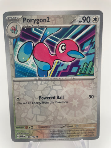Porygon2 PARen 143/182 Reverse Holo RH