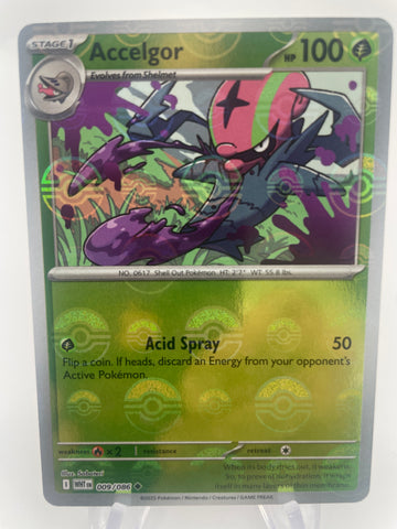 Accelgor WHTen 009/086 Reverse Holo RH Pokeball