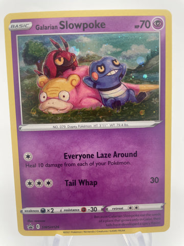 Galarian Slowpoke SWSH126 Black Star Promo