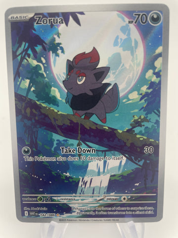 Zorua WHTen 142/086 Illustration Rare