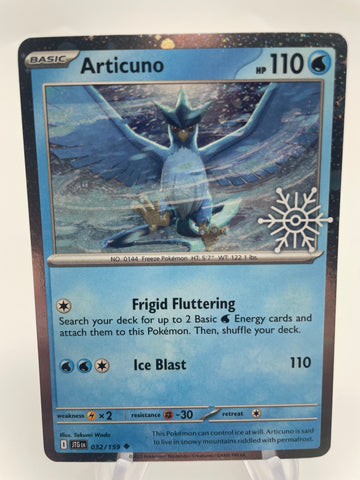 Articuno 032/159 JTGen Holo Snowflake Stamp