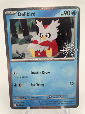 Delibird PALen 046/193 Holo Snowflake Stamp