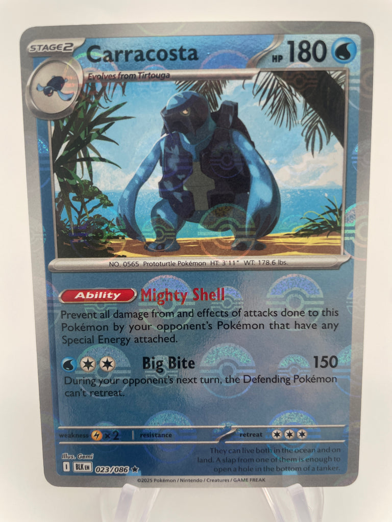 Carracosta BLKen 023/086 Reverse Holo RH Poke Ball PokeChalet Carracosta BLKen 023/086 Reverse Holo RH Poke Ball PokeChalet