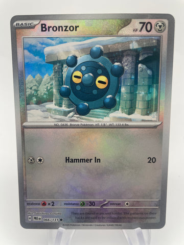 Bronzor 066/131 PREen Reverse Holo Masterball