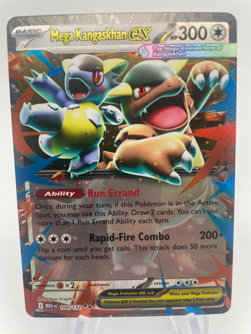Mega Kangaskhan ex MEGen 104/132 Double Rare