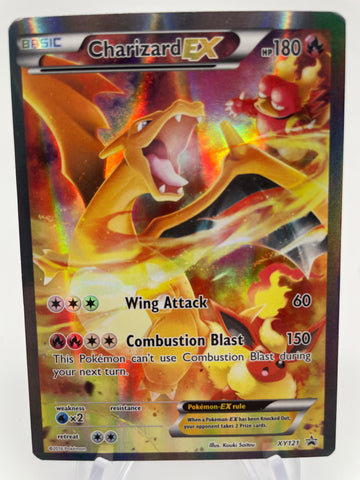 Charizard EX XY121 Black Star Promo DMG