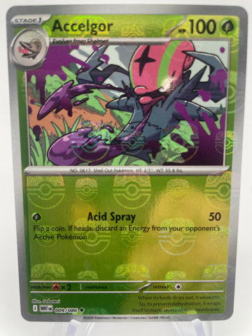 Accelgor WHTen 009/086 Reverse Holo RH Master Ball