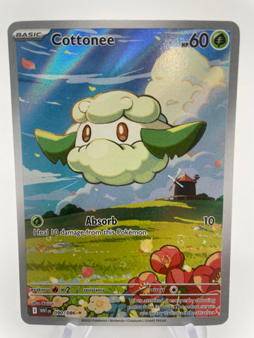 Cottonee WHTen 090/086 Illustration Rare