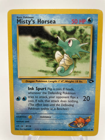 Misty's Horsea 87/132 DMG