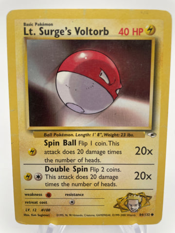 Lt. Surge's Voltorb 84/132 DMG