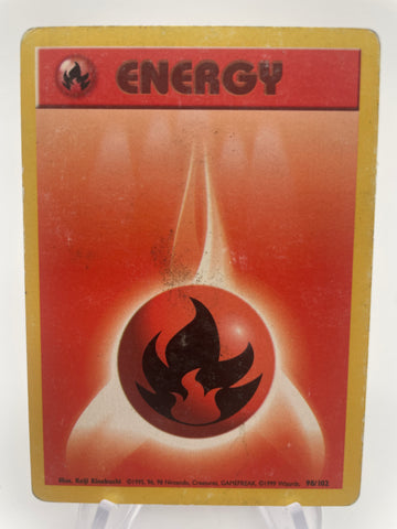 Basic Fire Energy Non Holo 98/102 DMG