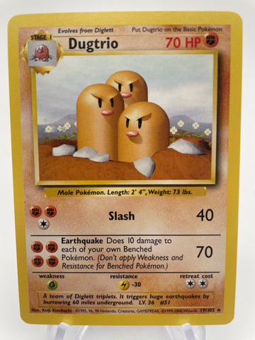 Dugtrio - Base Set 19/102 HP
