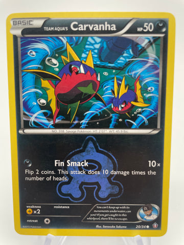 Team Aqua's Carvanha 20/34 HP