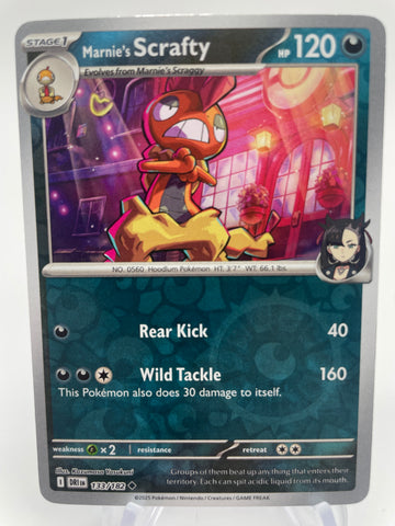 Marnie's Scrafty DRIen 133/182 Reverse Holo RH