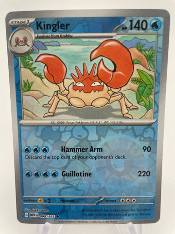 Kingler MEWen 099/165 RH