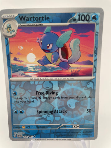 Wartortle MEWen 008/165 RH Rare