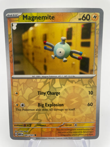 Magnemite MEWen 081/165 Reverse Holo RH