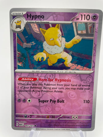 Hypno MEWen 097/165 RH Reverse Holo