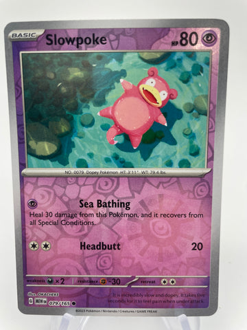 Slowpoke MEWen 079/165 RH Reverse Holo