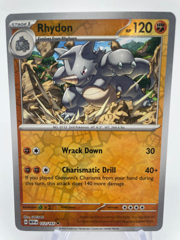 Rhydon MEWen 112/165 RH Reverse Holo