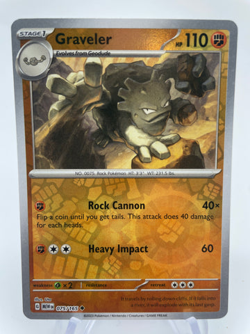 Graveler MEWen 075/165 RH Reverse Holo