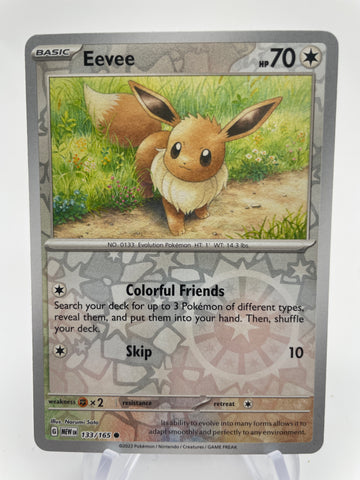 Eevee MEWen 133/165 RH Reverse Holo
