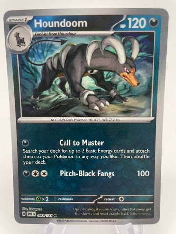 Houndoom 063/131 PREen Reverse Holo Pokeball