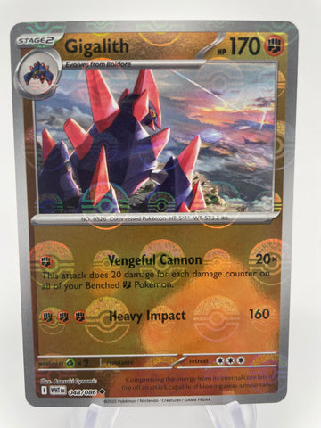 Gigalith WHTen 048/086 Pokeball