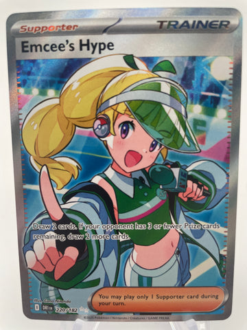 Emcee's Hype DRIen 220/182 Full Art Trainer