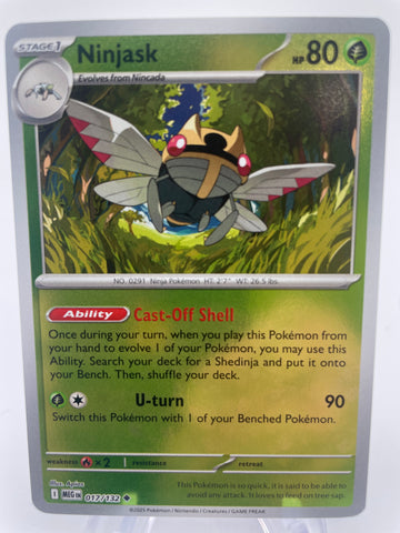 Ninjask MEGen 017/132 Reverse Holo RH