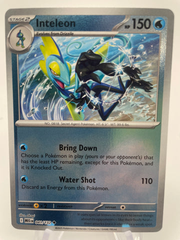 Inteleon MEGen 041/132 Reverse Holo RH