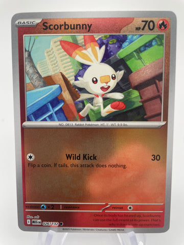 Scorbunny MEGen 026/132 Reverse Holo