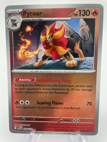 Pyroar MEGen 024/132 Reverse Holo
