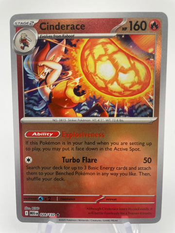 Cinderace MEGen 028/132 Reverse Holo