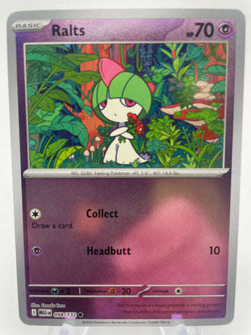 Ralts MEGen 058/132 Reverse Holo
