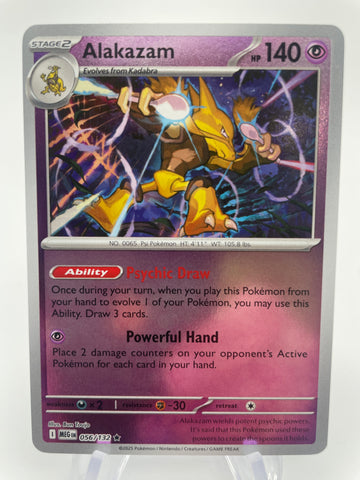 Alakazam MEGen 056/132 Reverse Holo