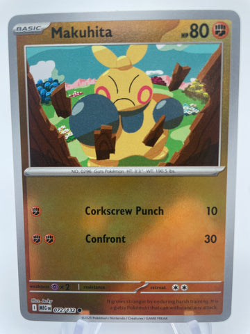 Makuhita MEGen 072/132 Reverse Holo