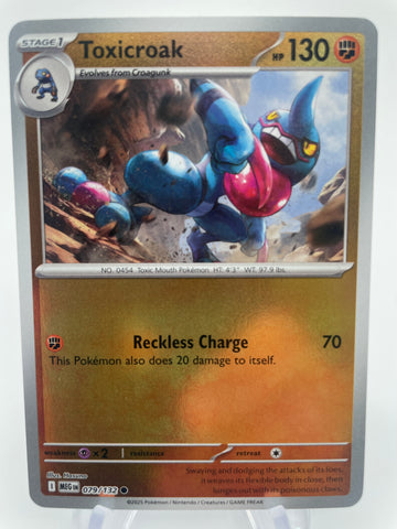 Toxicroak MEGen 079/132 Reverse Holo