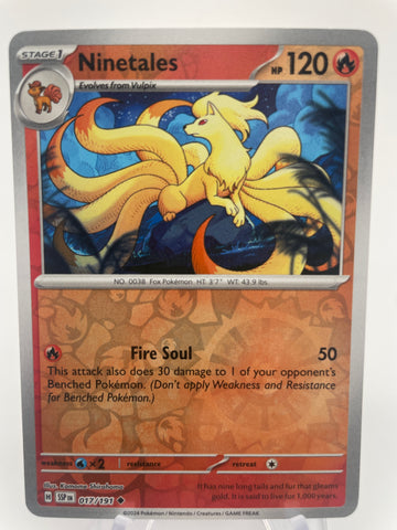 Ninetales SSPen 017/191 Reverse Holo RH