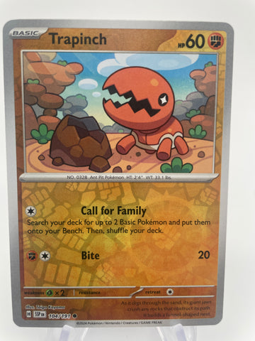 Trapinch SSPen 104/191 Reverse Holo RH