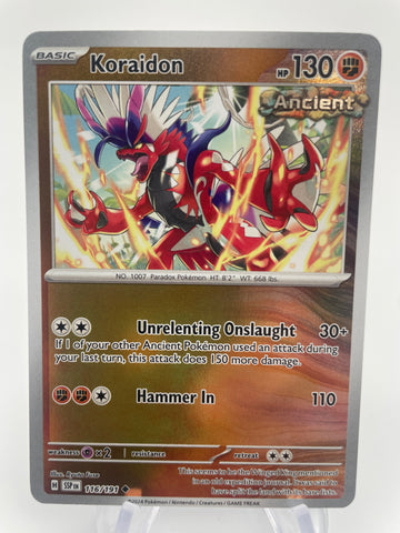 Koraidon SSPen 116/191 Reverse Holo RH