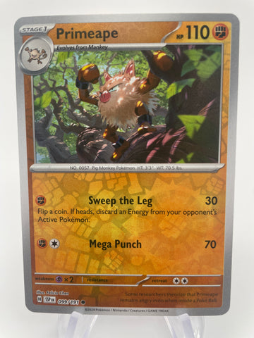 Primeape SSPen 099/191 Reverse Holo RH