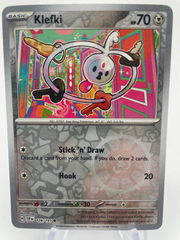 Klefki SSPen 128/191 Reverse Holo RH