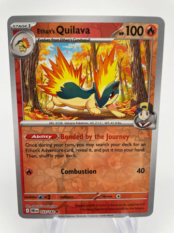 Ethan's Quilava DRIen 033/182 Reverse Holo RH