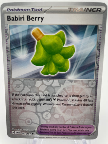 Babiri Berry SSPen 163/191 Reverse Holo RH